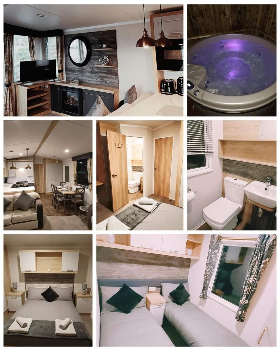 Villa Hillingworth'S Hot Tub Retreat - Lochmaben Dumfries Exterior foto